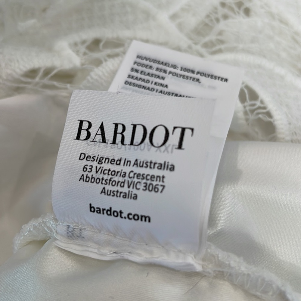 Bardot White Lace Dress - Picture 12 of 13